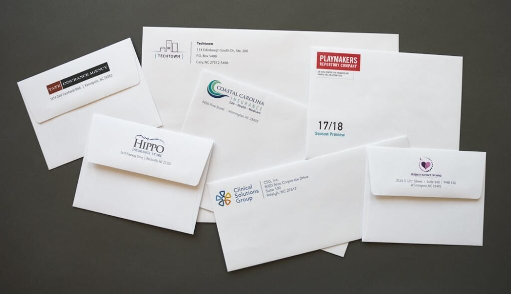 Envelope Printing stratford