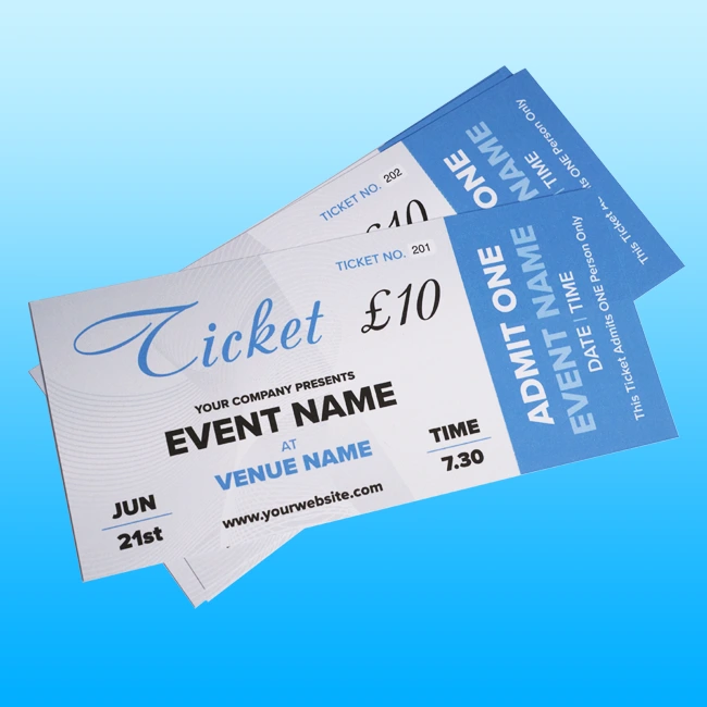Tickets Printing stratford